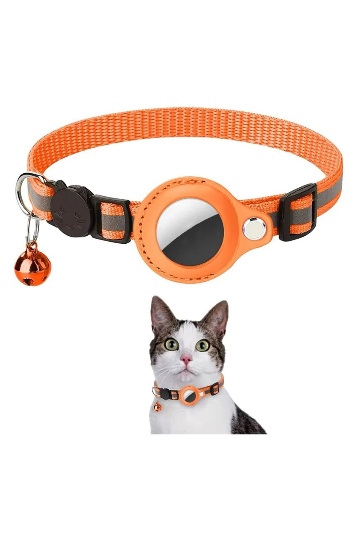 Airtag Uyumlu Tutucu Özellikli Kedi Tasması