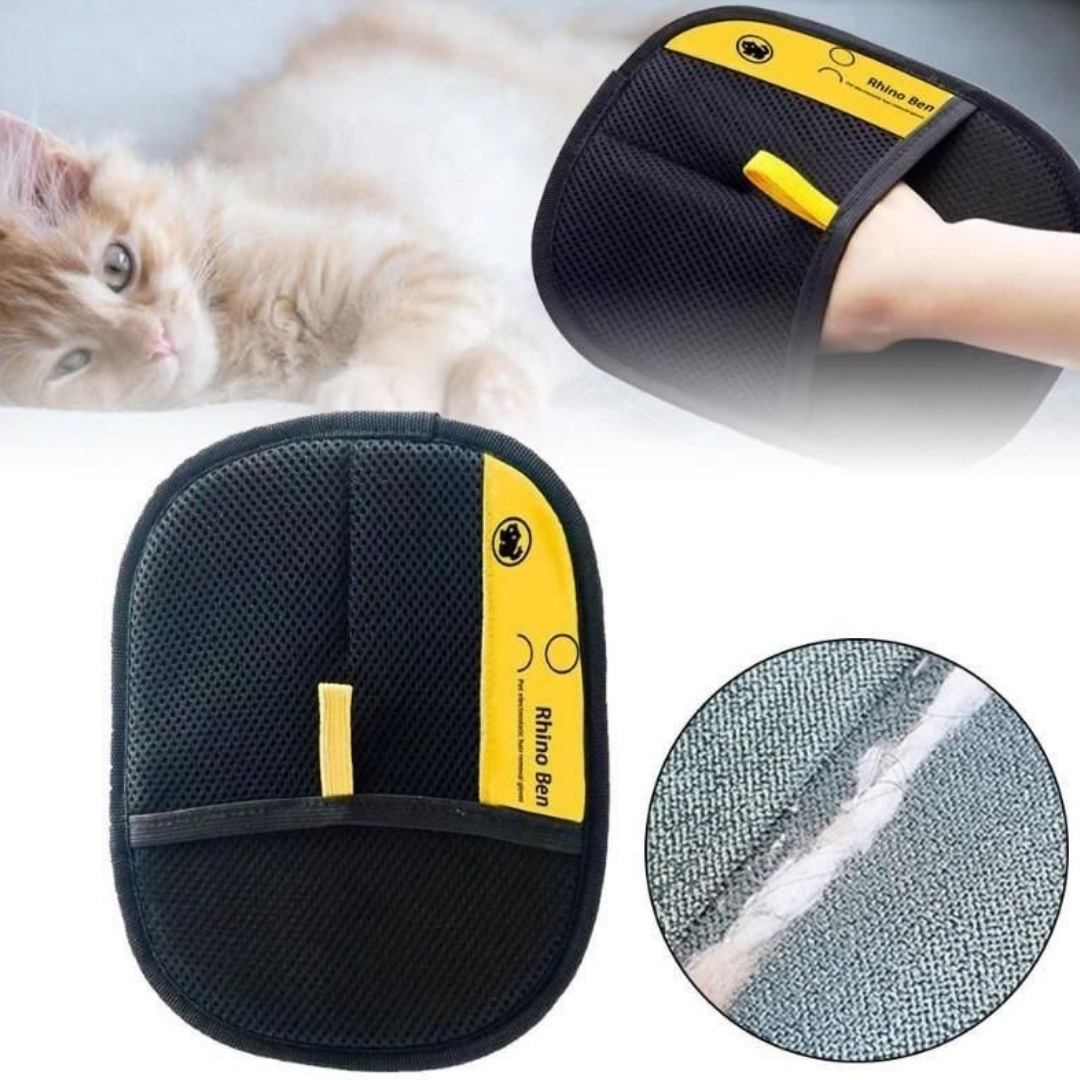 Orijinal Kedi & Köpek Tüy Toplayıcı Eldiven – Mıknatıs Etkili Temizlik Pedi küçük resim 3