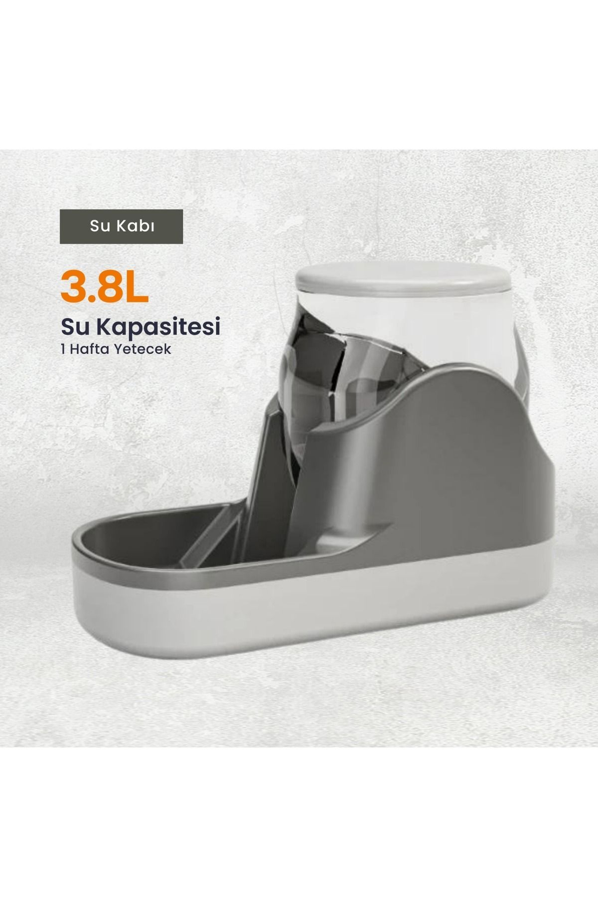 Kedi Ve Köpek Mama Ve Su Kabı 3.8l küçük resim 2