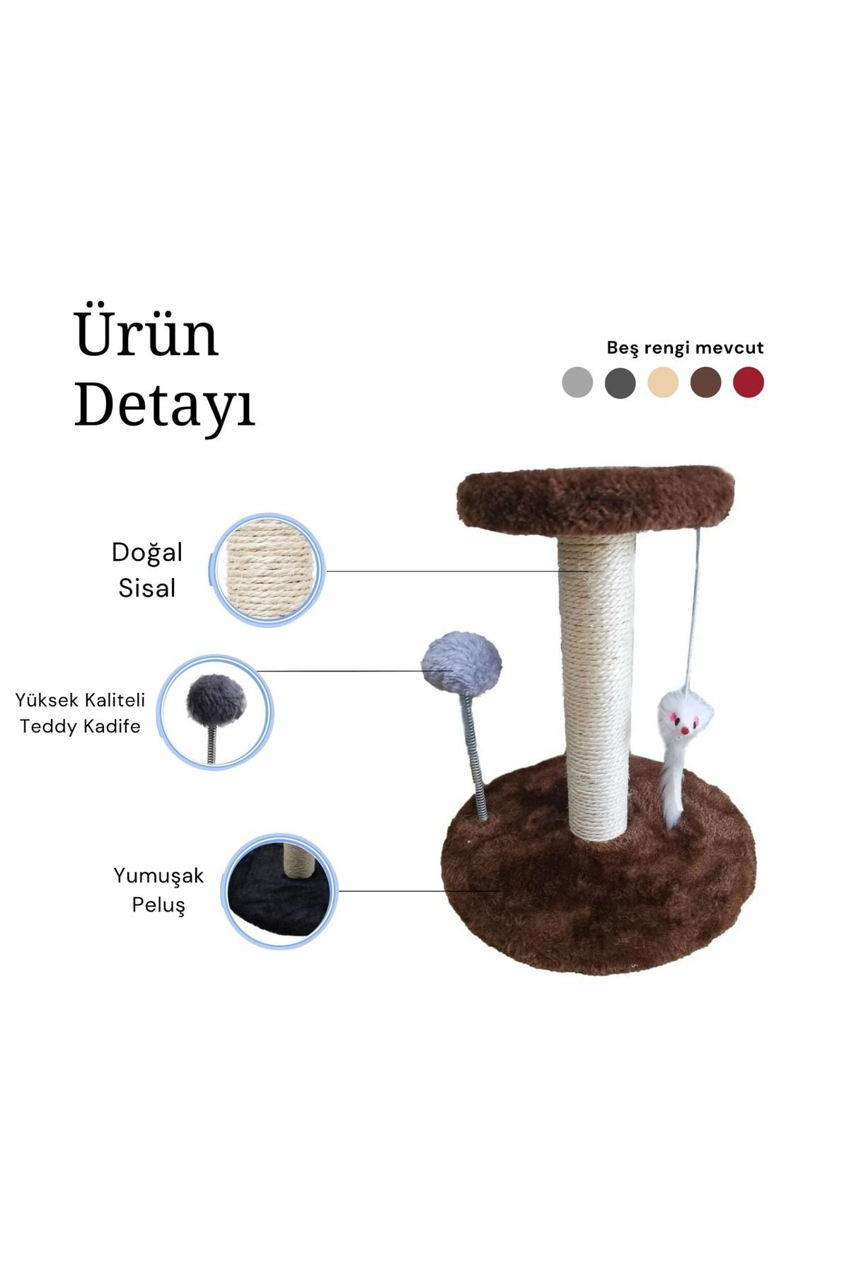 Stepli Kedi Tırmalama Tahtası küçük resim 2