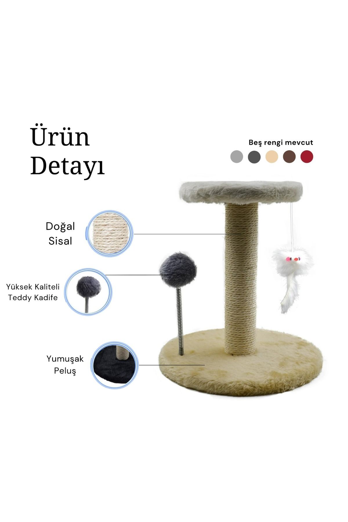 Stepli Kedi Tırmalama Tahtası küçük resim 4