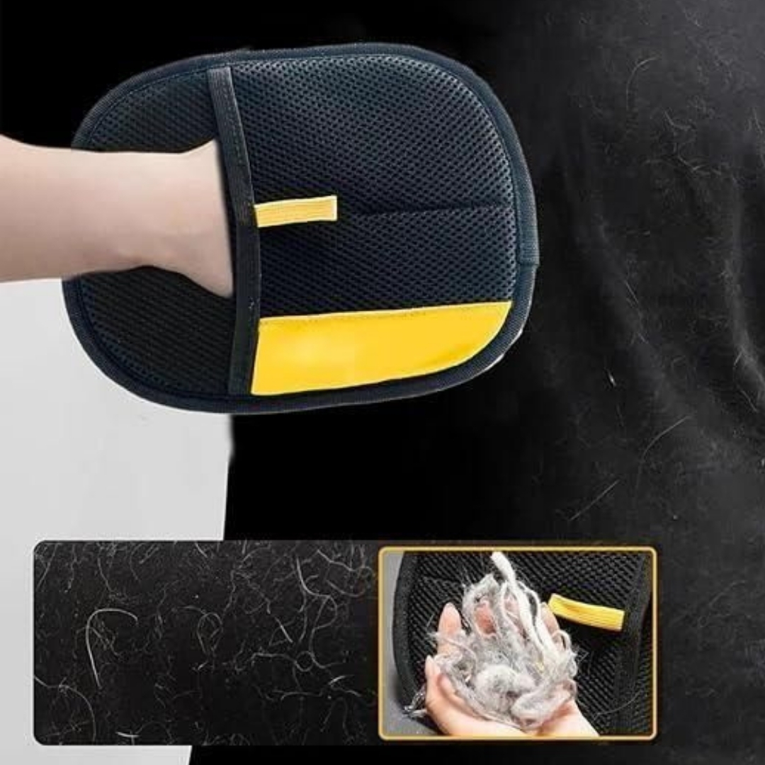 Orijinal Kedi & Köpek Tüy Toplayıcı Eldiven – Mıknatıs Etkili Temizlik Pedi küçük resim 2