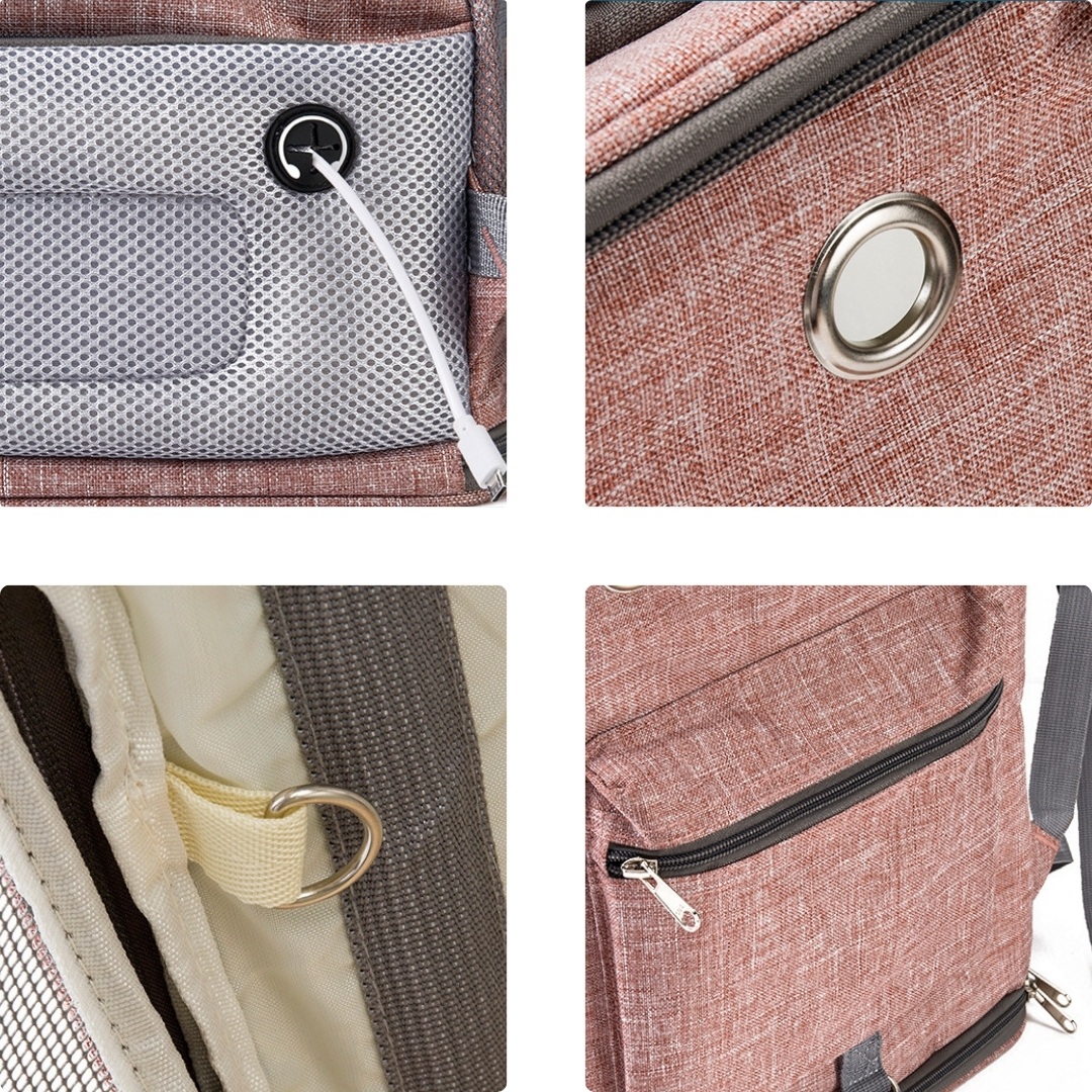 Premium Kedi & Köpek Taşıma Sırt Çantası – Nefes Alabilir, Geniş Hacimli küçük resim 5